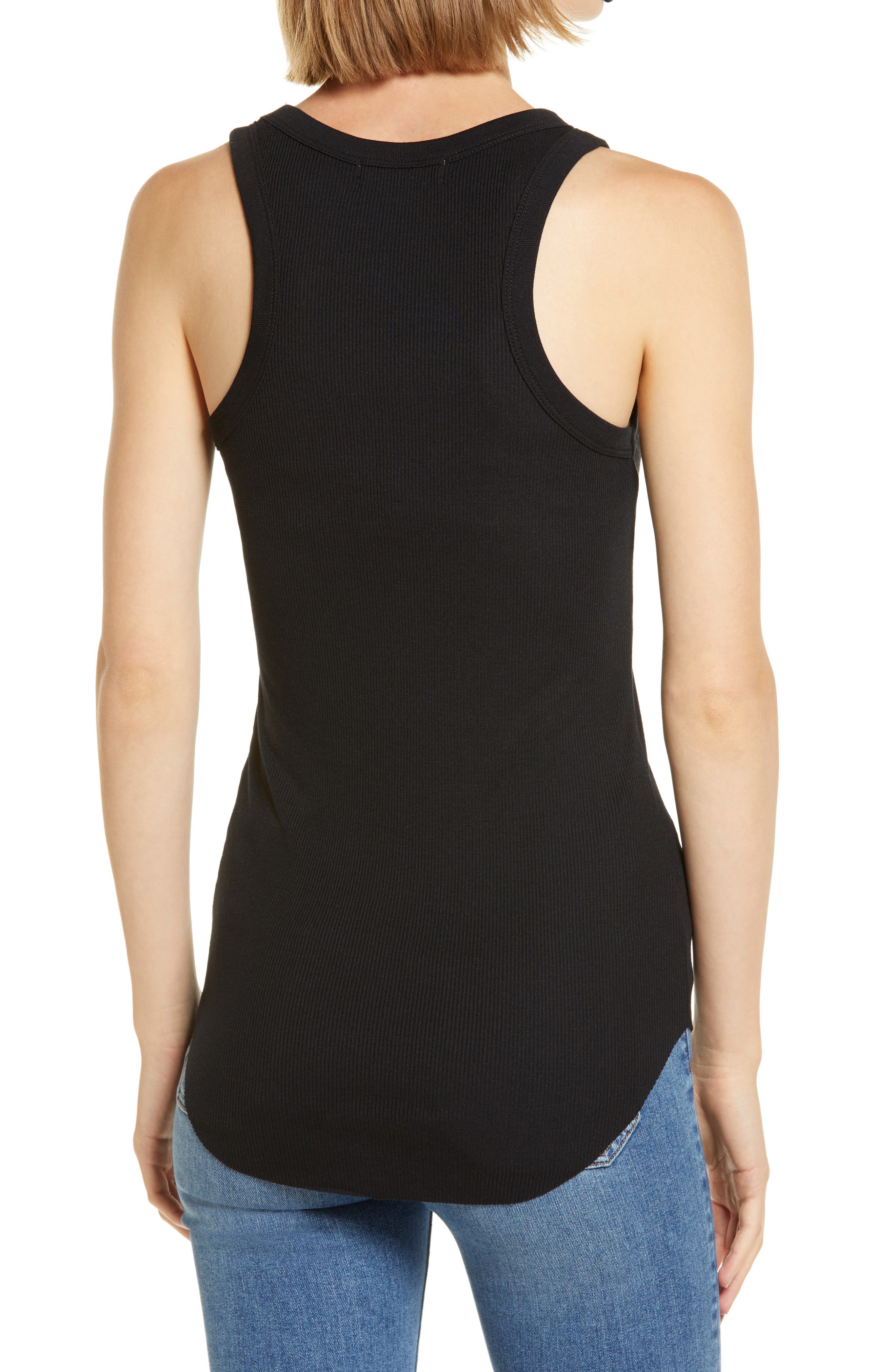 M Many Colors L S New Women's Ribbed Basic Tank Top with Racerback 